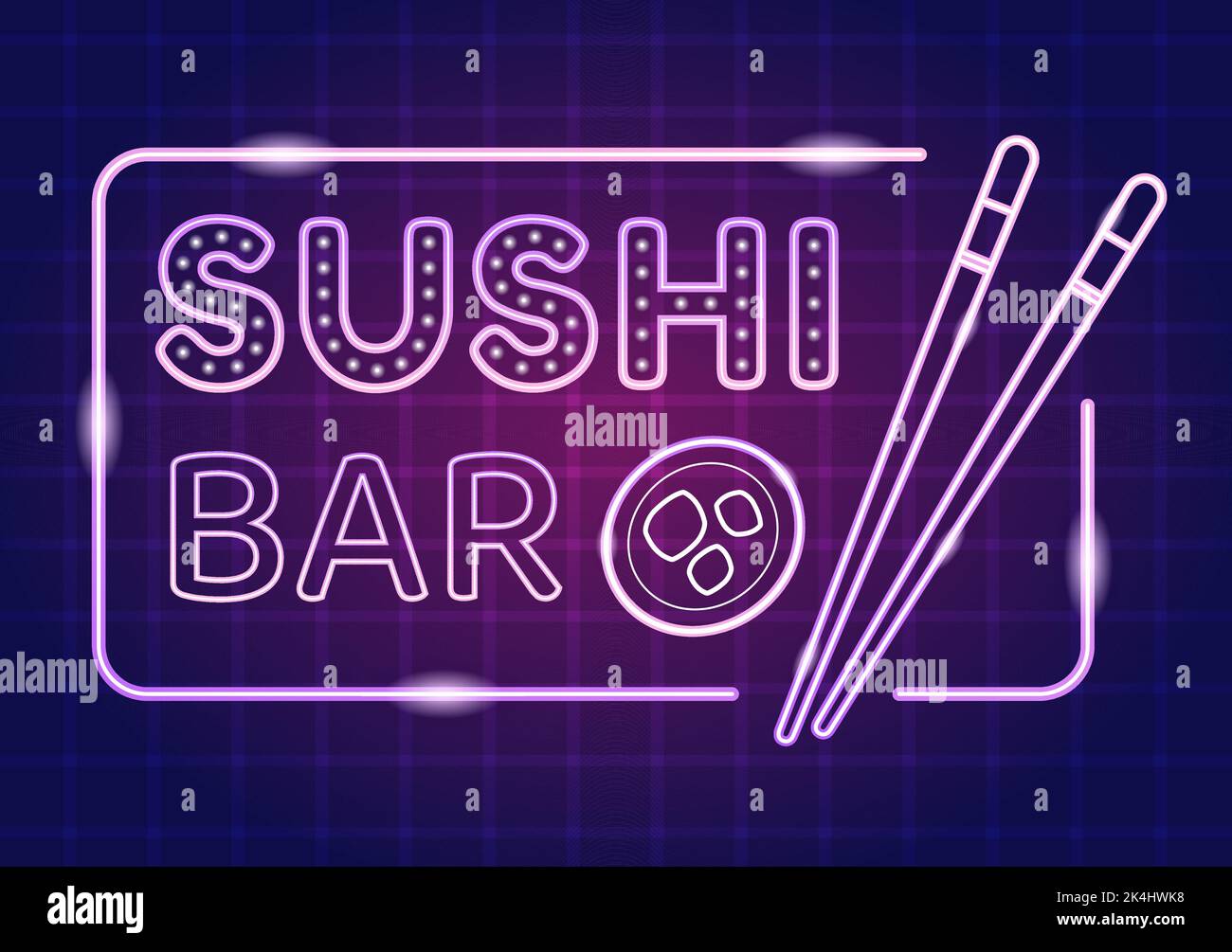 Sushi Bar Japan Asian Food ou Restaurant de Sashimi et Rolls pour manger avec de la sauce au soja et du wasabi dans un modèle dessin main dessin de dessin à plat de dessin animé Illustration Illustration de Vecteur