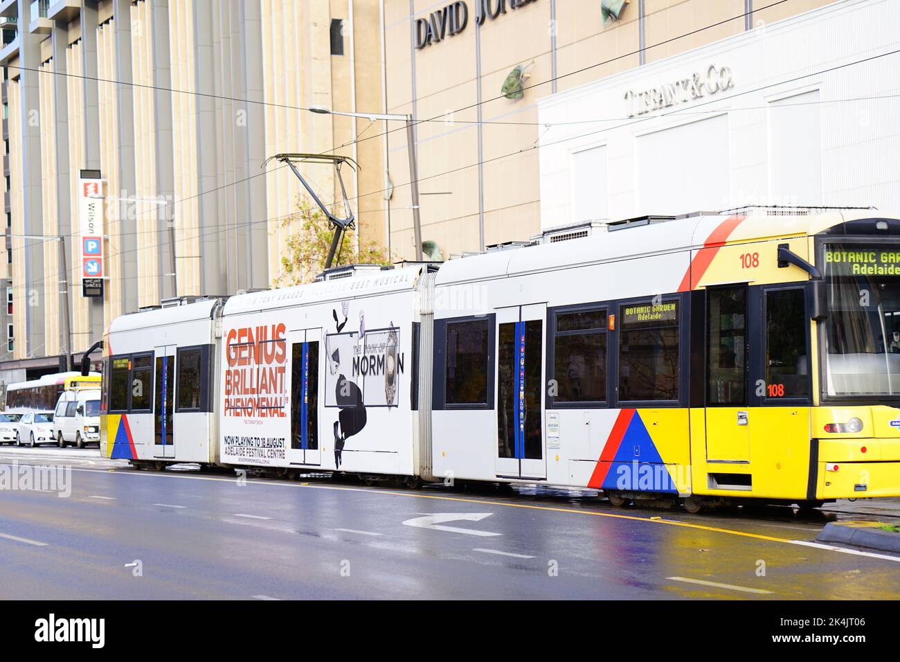 Tram à Adélaïde, Australie méridionale Banque D'Images