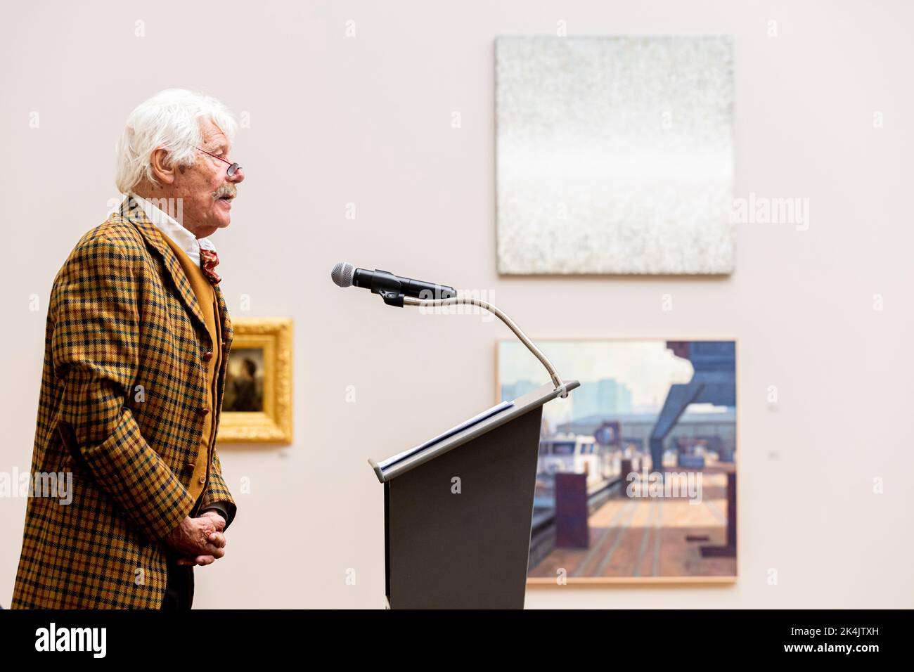 LA HAYE - Princess Beatrix ouvre l'exposition jubilée de l'association et de la galerie d'artistes Pulchri Studio à la Haye, 1 octobre 2022. La princesse Beatrix est patronne de Pulchri Studio. Photo: Patrick van Katwijk Banque D'Images