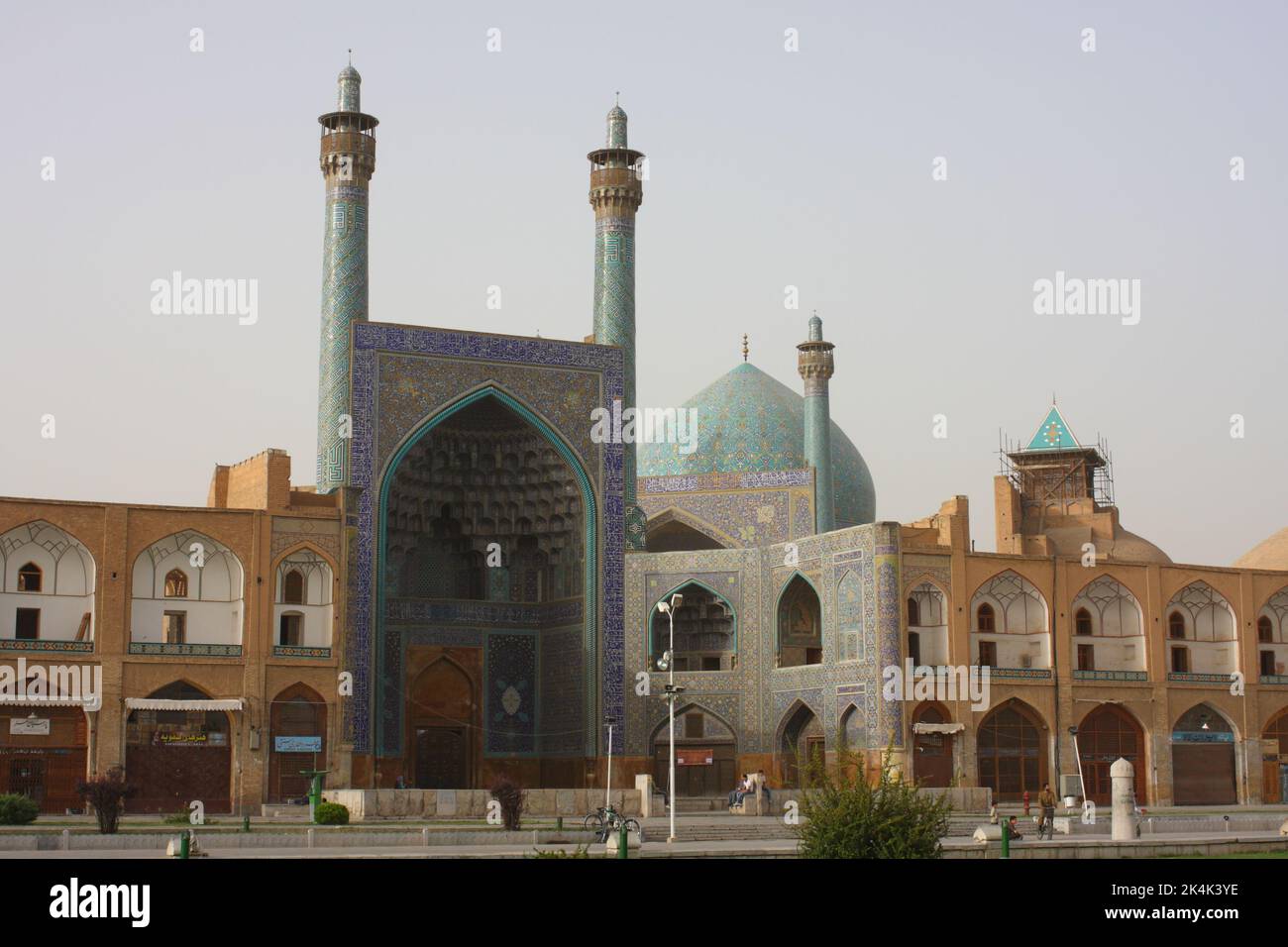 La Mosquée Imam, Masjed e Imam, place Imam, Isfahan, Esfahan, République islamique d'Iran Banque D'Images