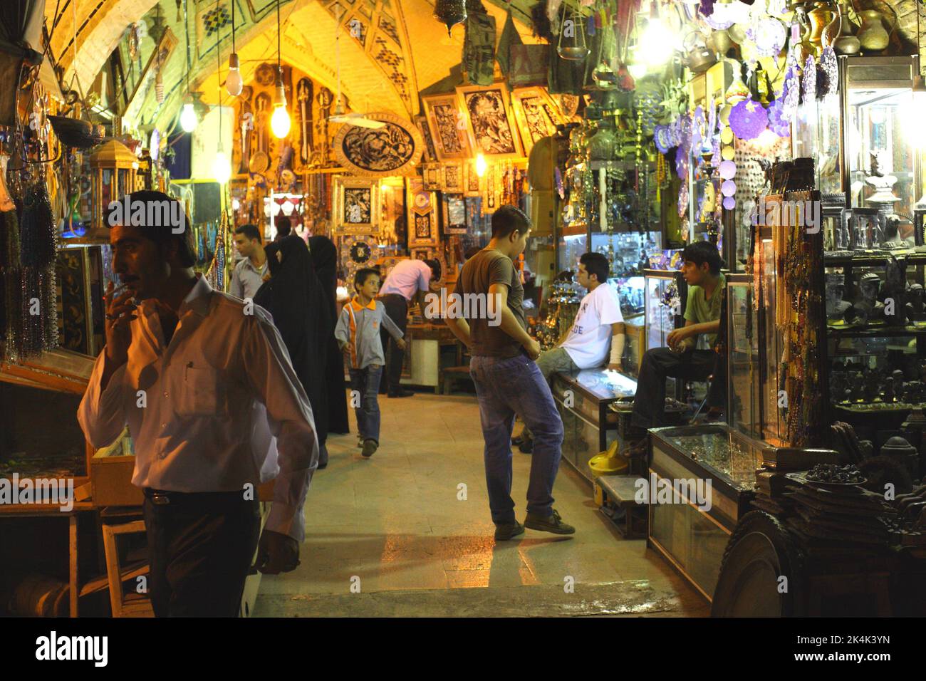 Bazar Vakil, Bazar-e Vakil, Shiraz, République islamique d'Iran Banque D'Images