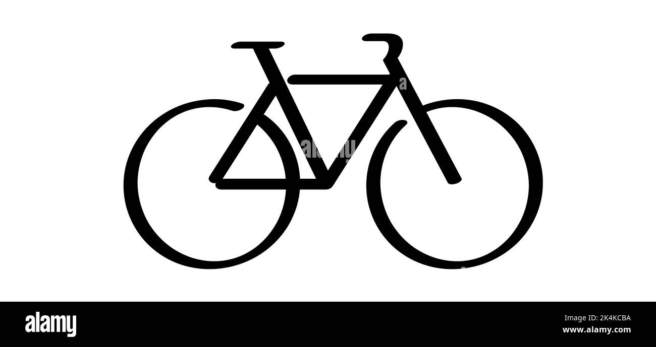 Bande dessinée de cycliste de sport, papier de journal ou carte. Icône ...