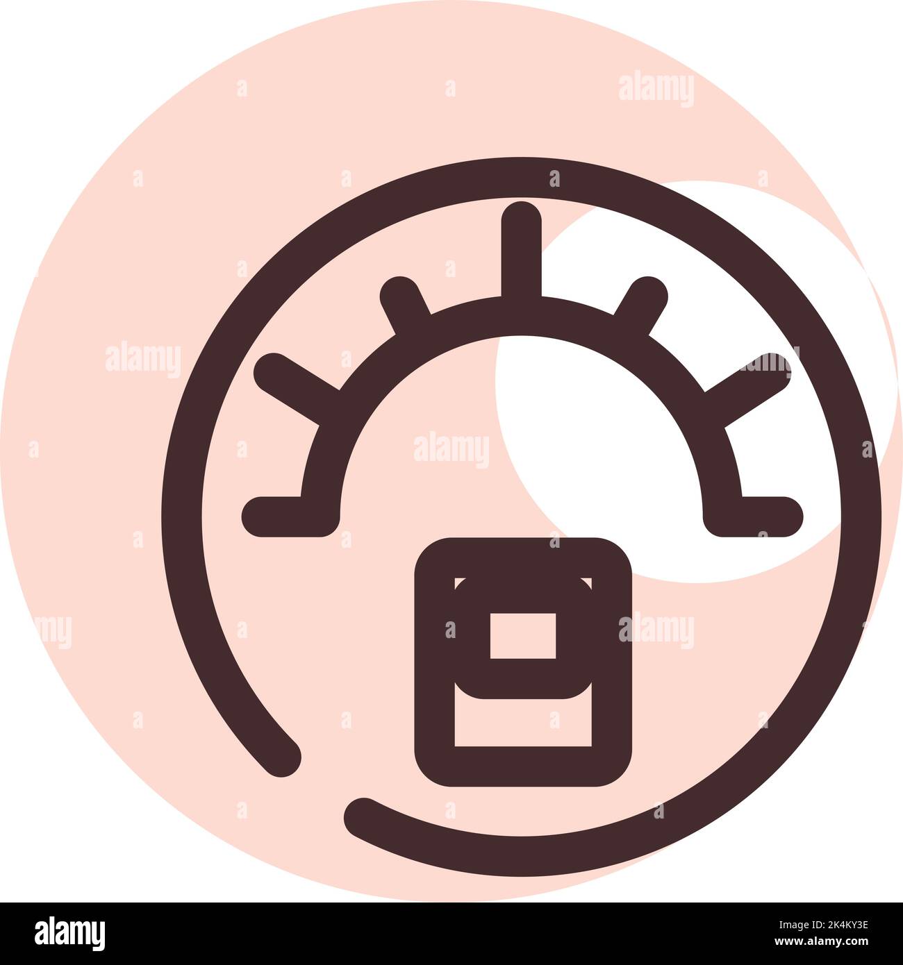 Témoin d'huile de voiture, illustration, vecteur sur fond blanc. Illustration de Vecteur