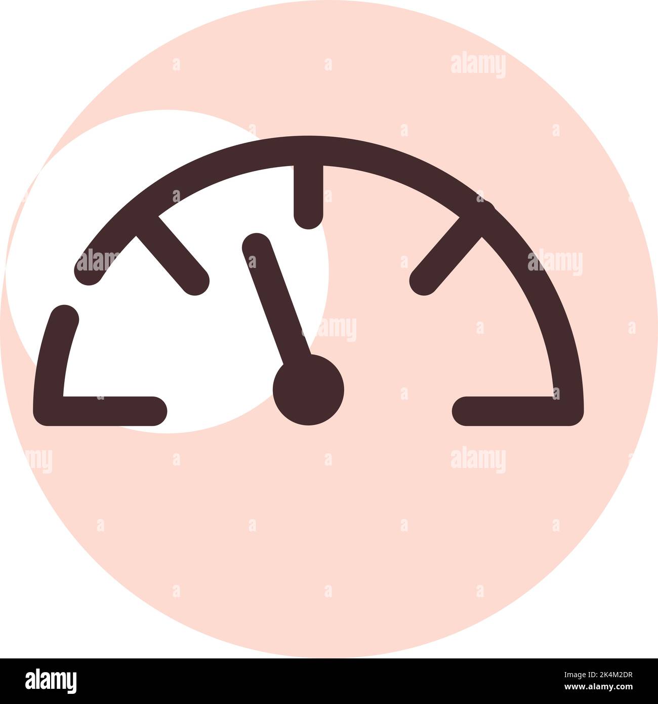 Contrôle de la vitesse du véhicule, illustration, vecteur sur fond blanc. Illustration de Vecteur