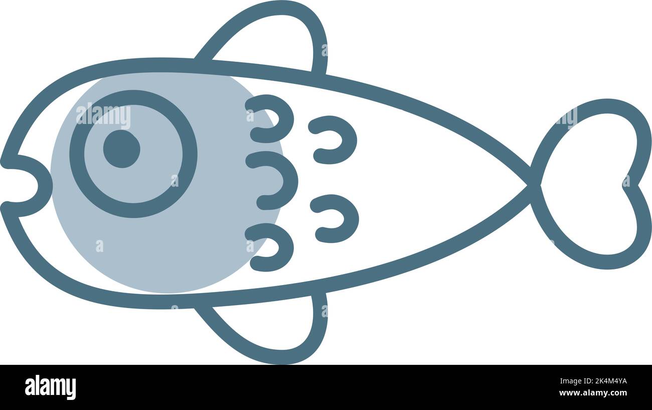 Poissons sous-marins, illustration, vecteur sur fond blanc. Illustration de Vecteur