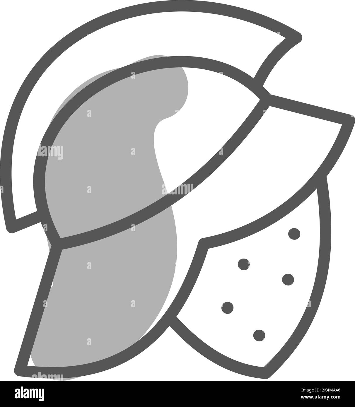 Casque de combat, illustration, vecteur sur fond blanc. Illustration de Vecteur