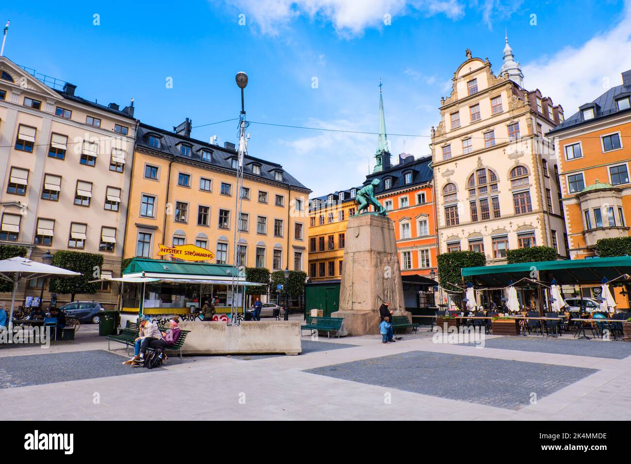 Mälartorget, Gamla stan, Stockholm, Suède Banque D'Images