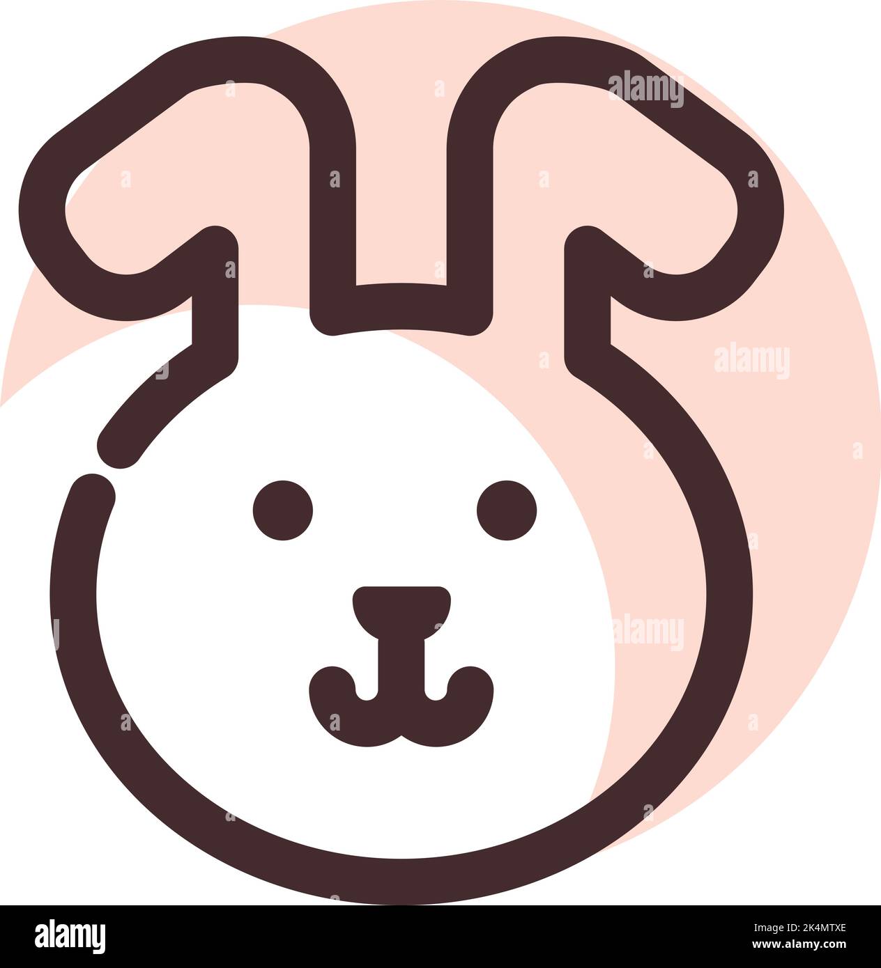 Lapin PET, illustration, vecteur sur fond blanc. Illustration de Vecteur
