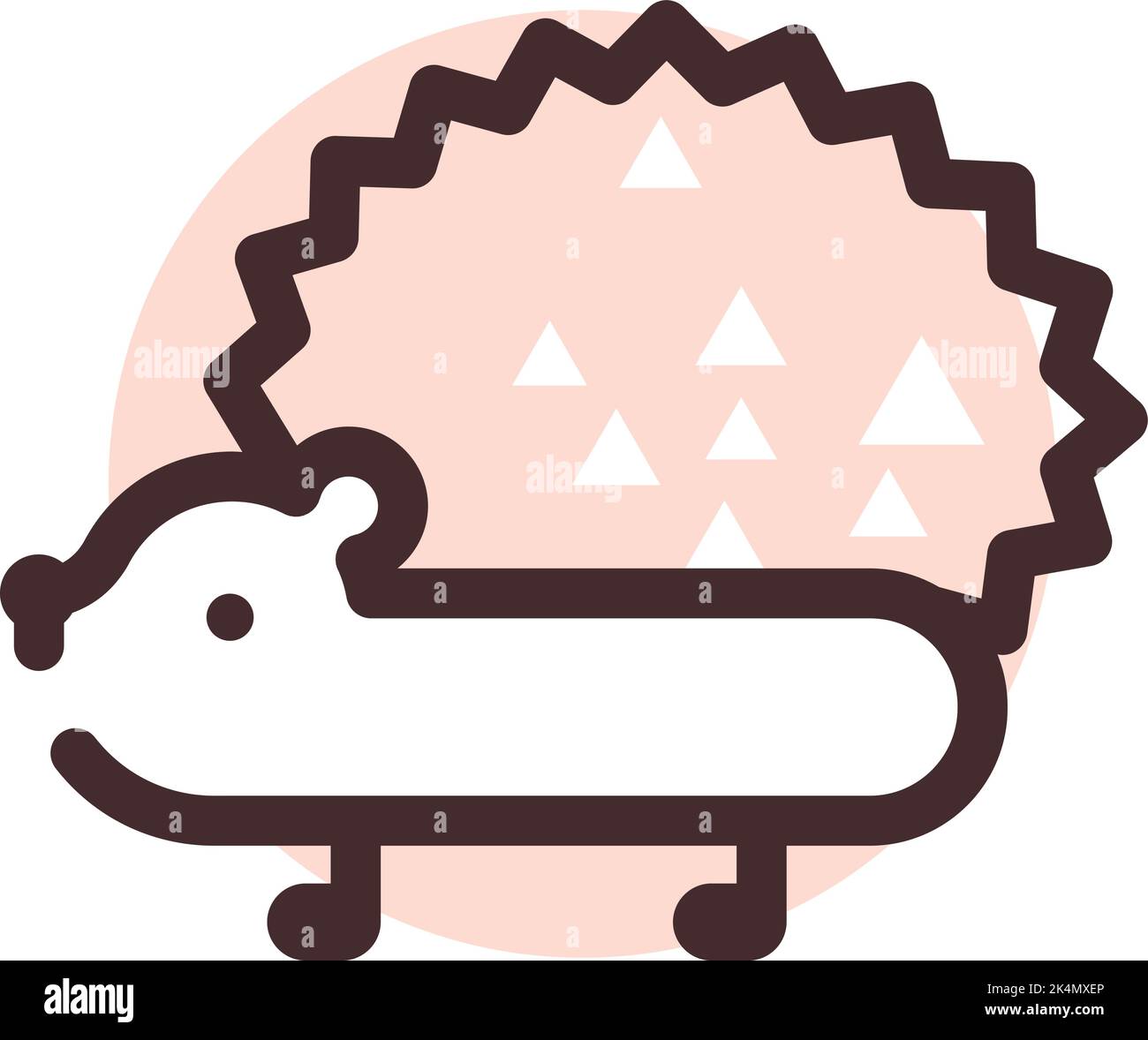 PET hérisson, illustration, vecteur sur fond blanc. Illustration de Vecteur