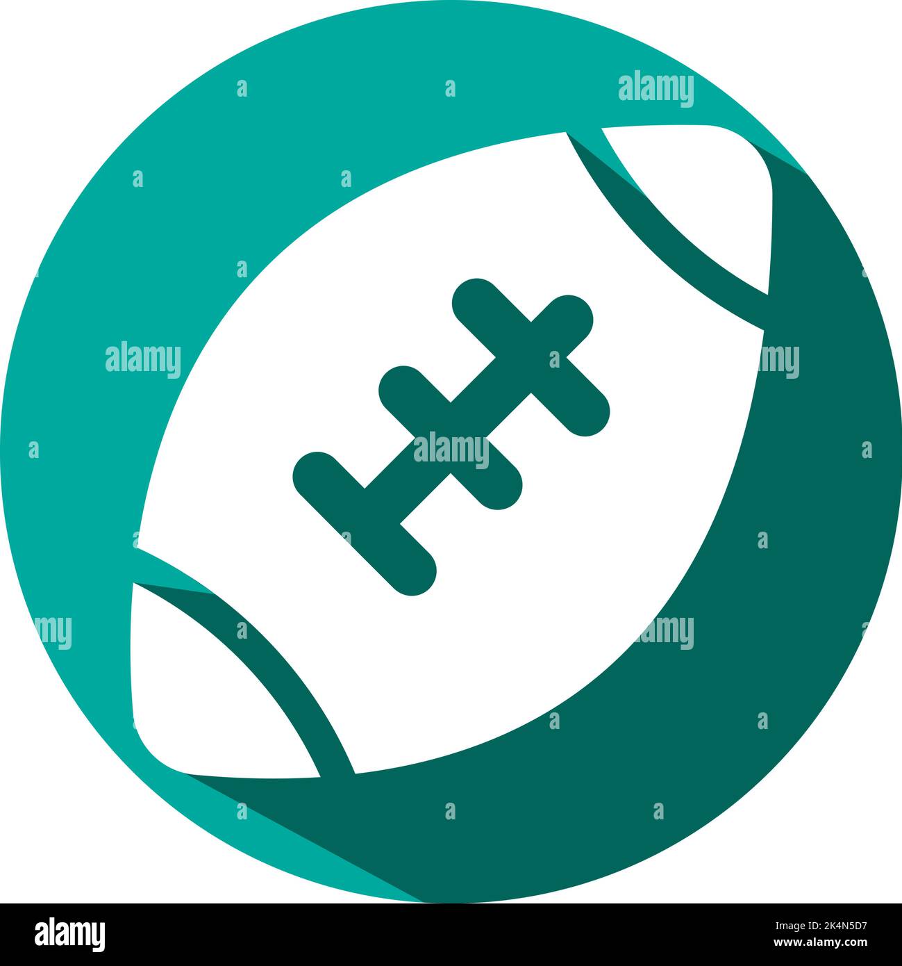 Ballon de football américain, illustration, vecteur sur fond blanc. Illustration de Vecteur