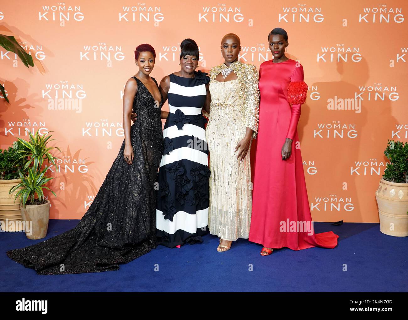 Thuso Mbedu, Viola Davis, Lashana Lynch et Sheila Atim assistent à la
