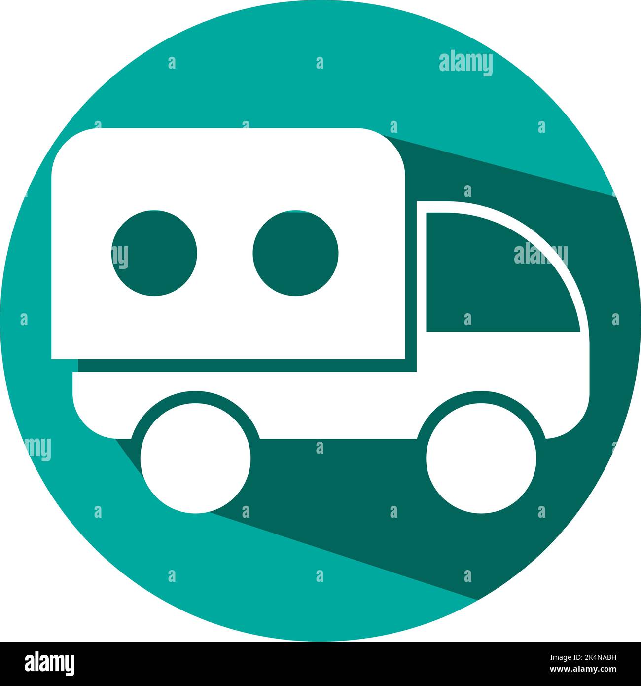 Petit camion, illustration, vecteur sur fond blanc. Illustration de Vecteur