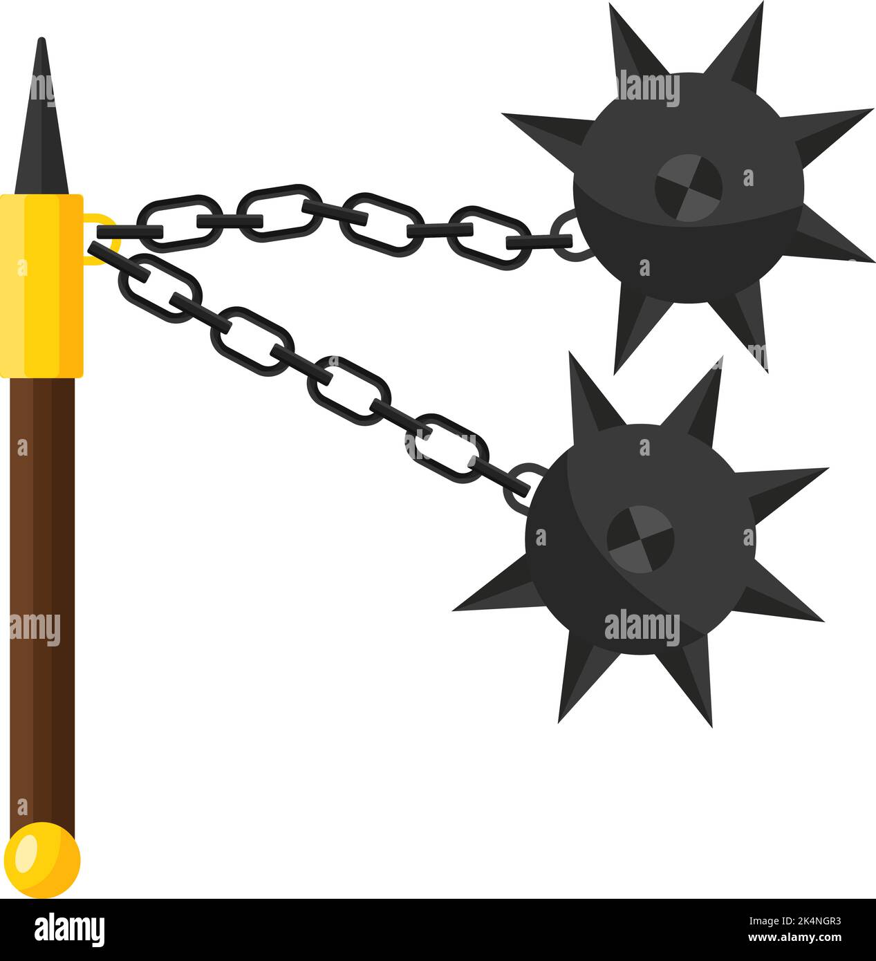 Vikings dangereux veapon, illustration, vecteur sur fond blanc. Illustration de Vecteur