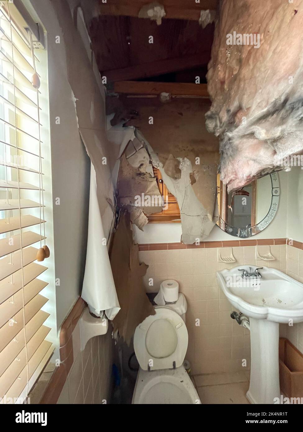 Nettoyage après l'ouragan IAN Banque D'Images