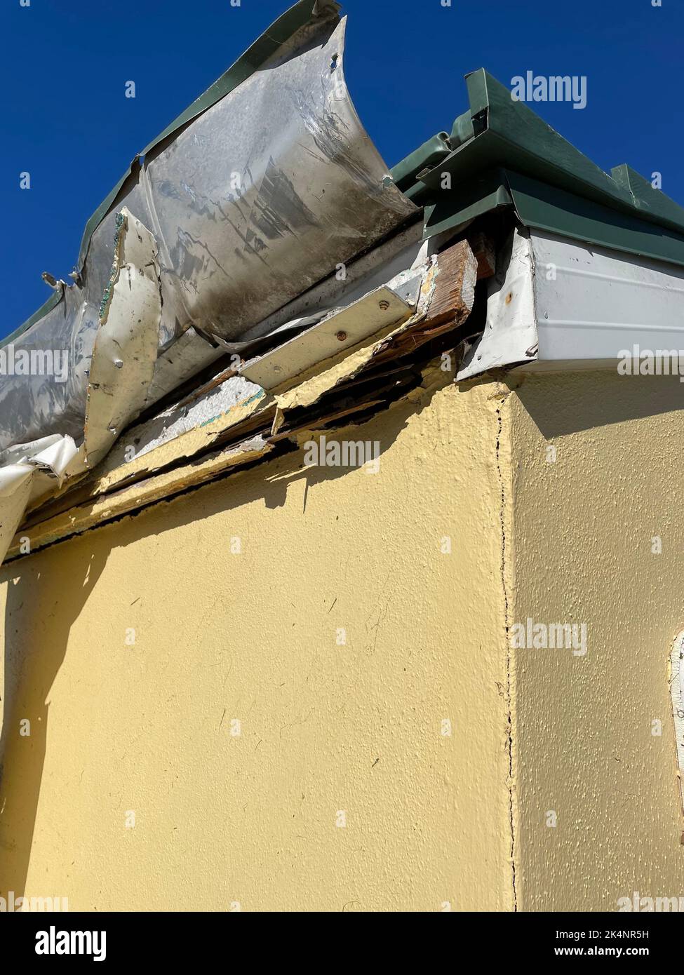 Nettoyage après l'ouragan IAN Banque D'Images