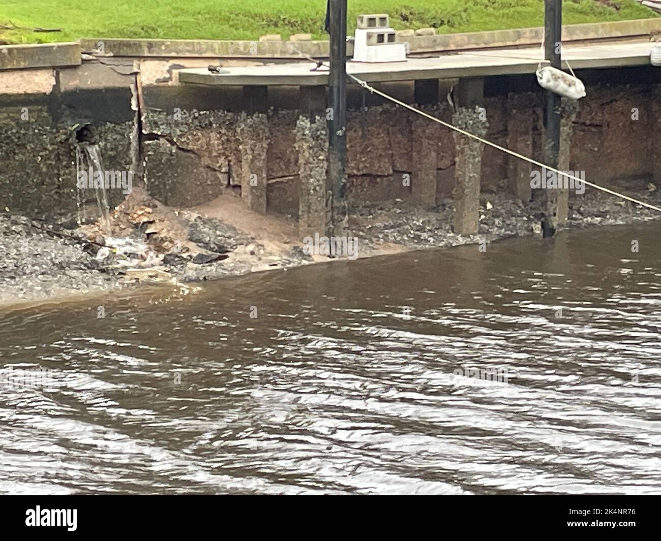 Nettoyage après l'ouragan IAN Banque D'Images