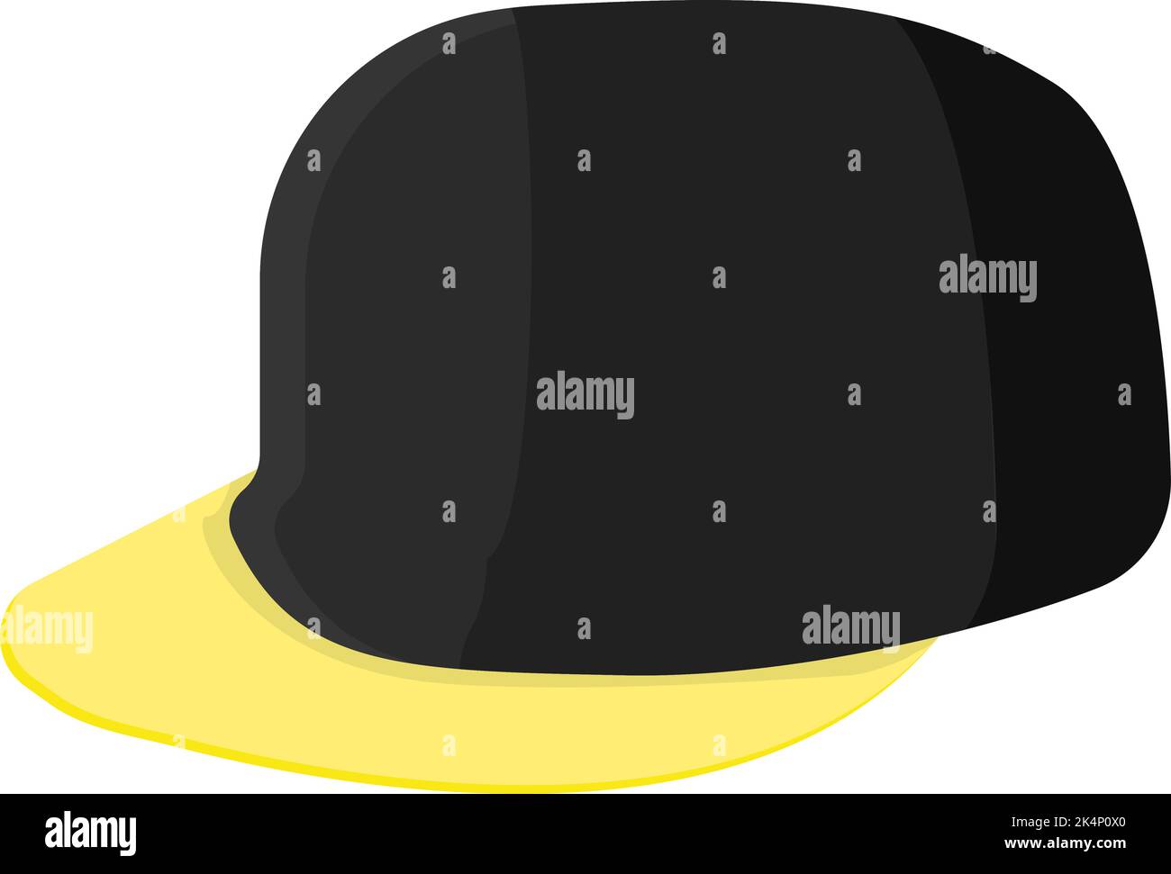 Chapeau moderne, illustration, vecteur sur fond blanc. Illustration de Vecteur