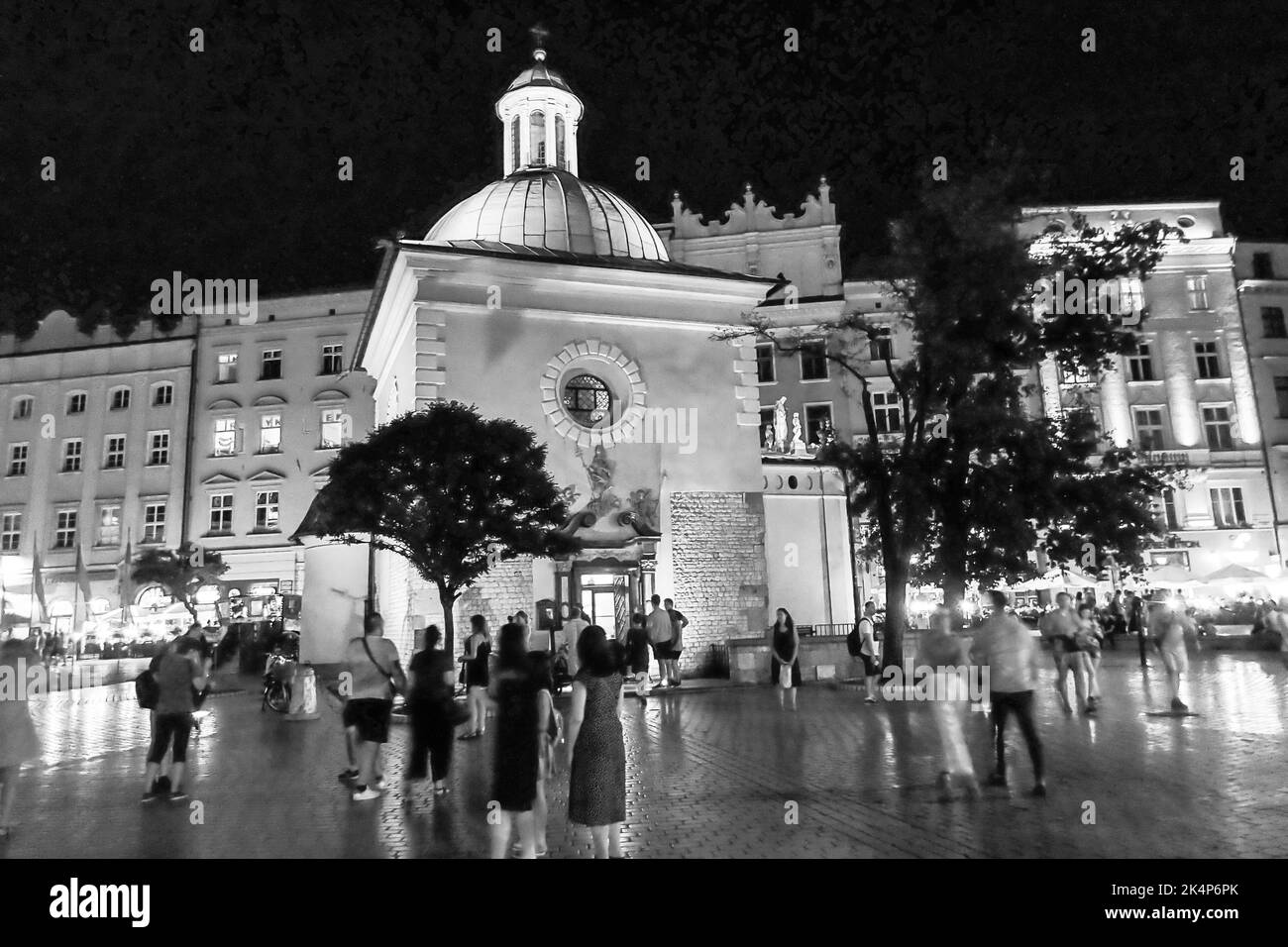 Cracovie, Pologne - 4 août 2018 : diverses images de la ville monumentale et historique Banque D'Images
