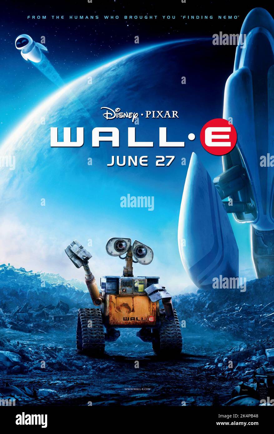 Le ROBOT WALL·E WALL·E, de l'affiche, 2008 Banque D'Images