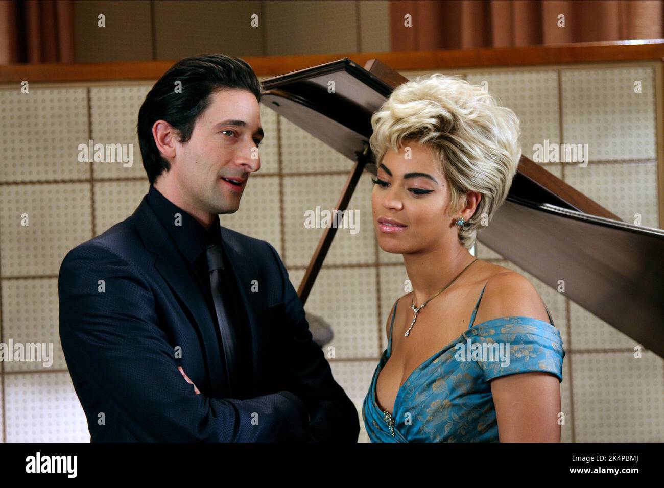 ADRIEN BRODY, Beyoncé Knowles, Cadillac Records, 2008 Banque D'Images