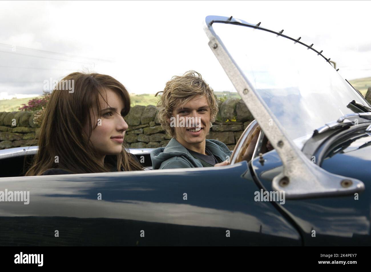 EMMA ROBERTS, Alex Pettyfer, enfant sauvage, 2008 Banque D'Images