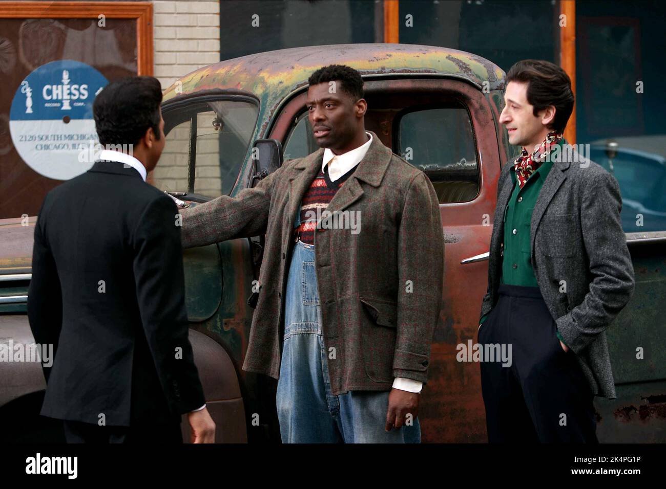 JEFFREY WRIGHT, EAMONN WALKER, Adrien Brody, Cadillac Records, 2008 Banque D'Images