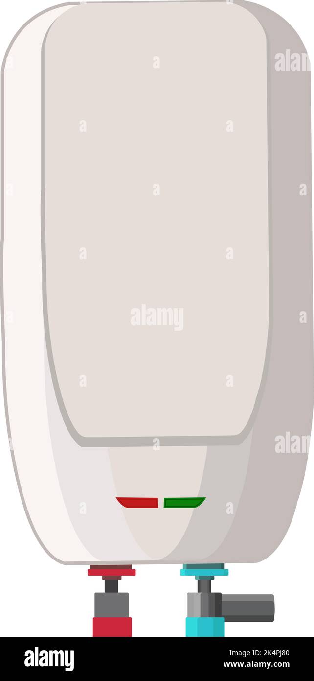 Geyser d'eau blanche, illustration, vecteur sur fond blanc. Illustration de Vecteur