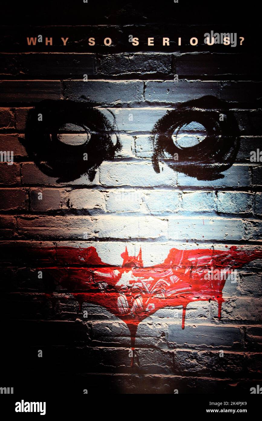 POSTER DE FILM, THE DARK KNIGHT, 2008 Banque D'Images