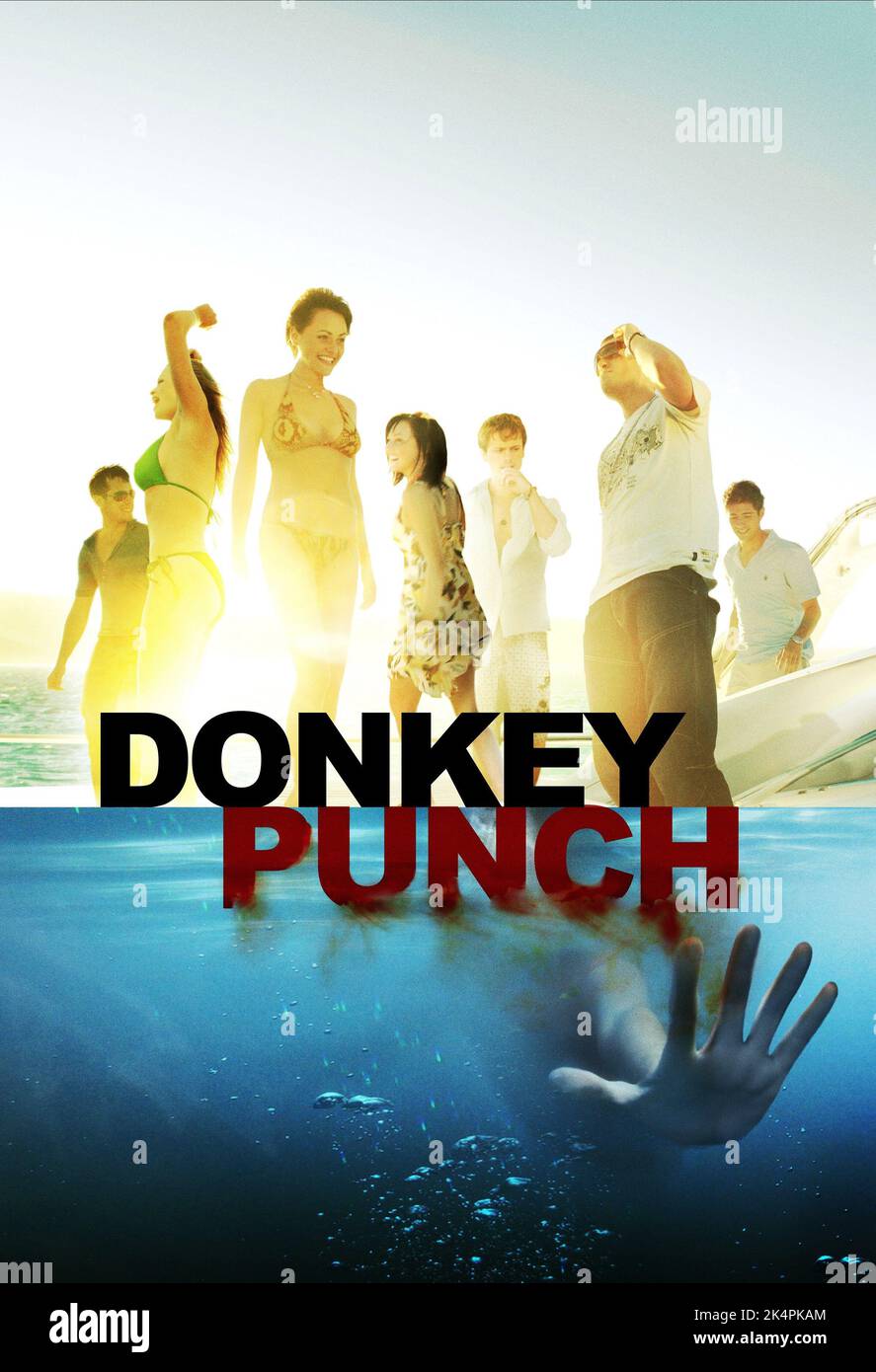 ROBERT BOULTER, SIAN BRECKIN, TOM BURKE, NICHOLA BURLEY, Julian Morris, JAY TAYLOR, JAIME WINSTONE, DONKEY PUNCH, 2008 Banque D'Images