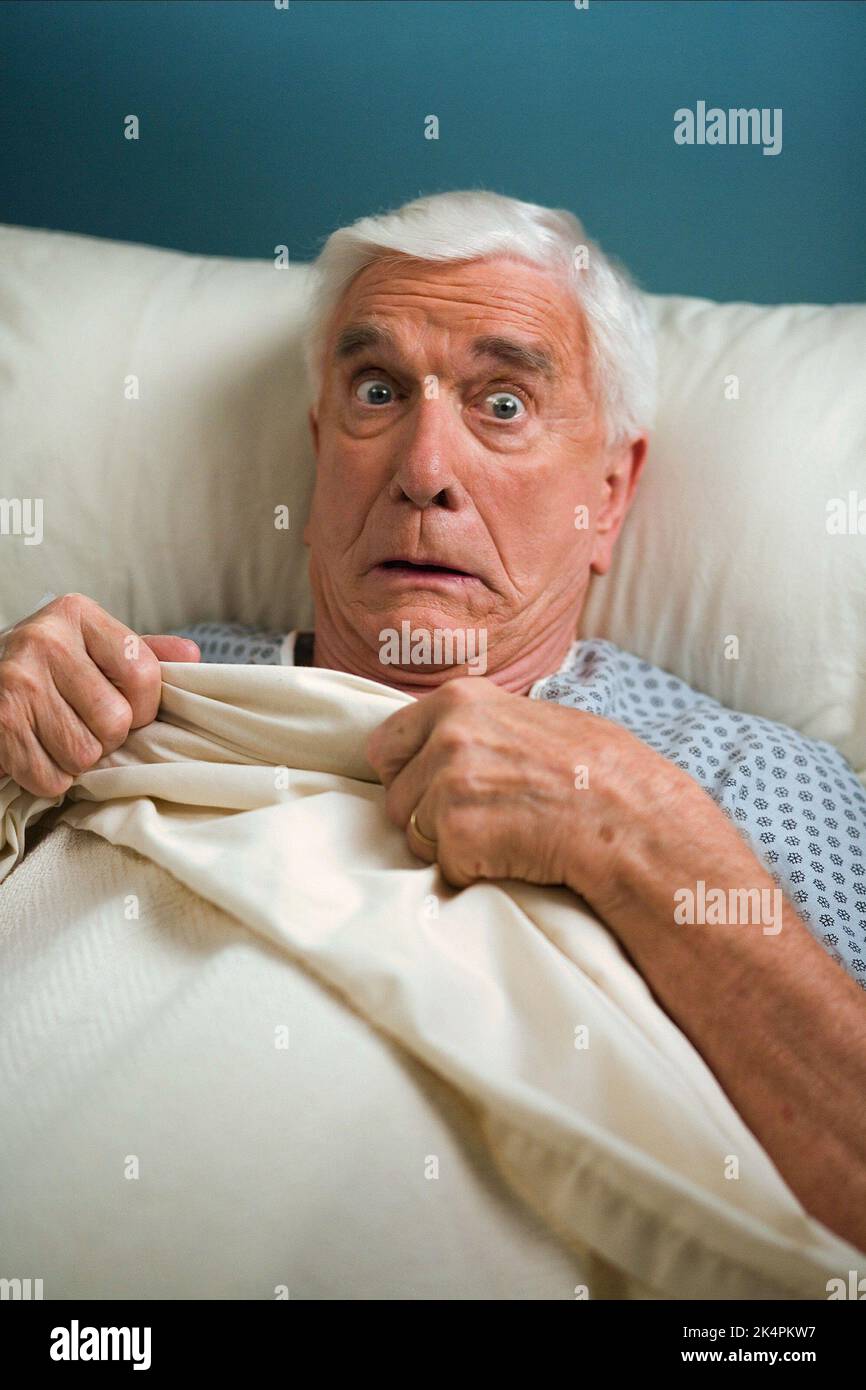 LESLIE NIELSEN, FILM SUPER-HÉROS, 2008 Banque D'Images