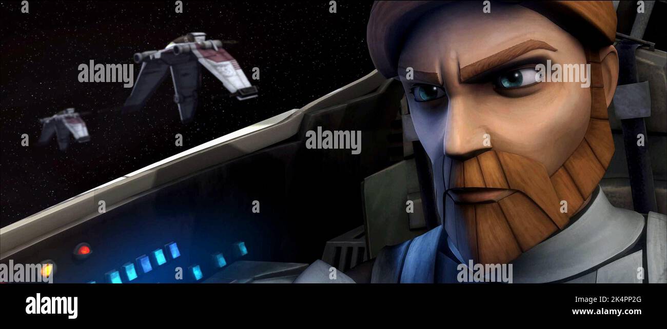 OBI-Wan Kenobi, STAR WARS : The Clone Wars, 2008 Banque D'Images