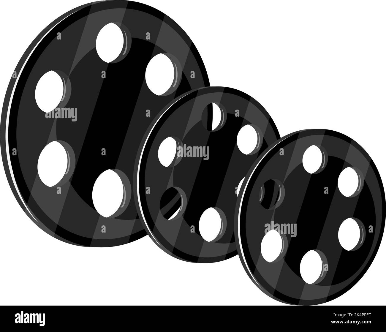 Plaques d'exercice, illustration, vecteur sur fond blanc. Illustration de Vecteur