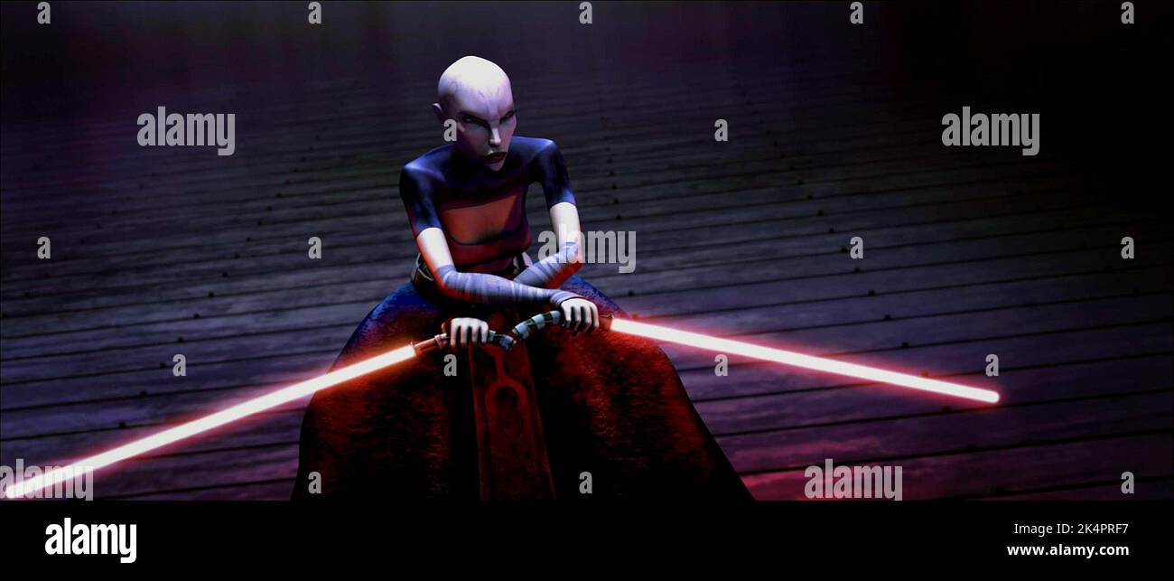 ASAJJ VENTRESS, STAR WARS: LES CLONES WARS, 2008 Banque D'Images