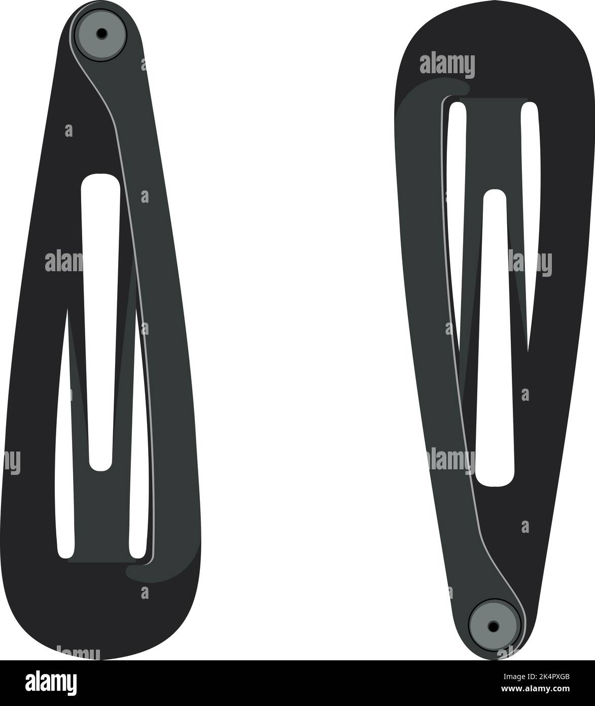 Anciens clips, illustration, vecteur sur fond blanc. Illustration de Vecteur