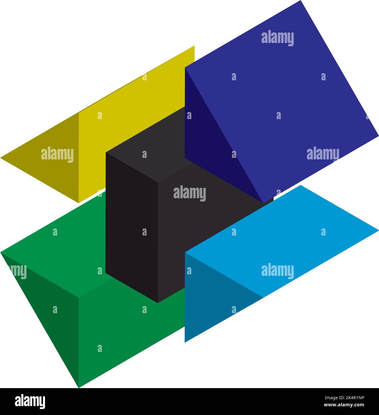 Diagramme abstrait, illustration, vecteur sur fond blanc. Illustration de Vecteur