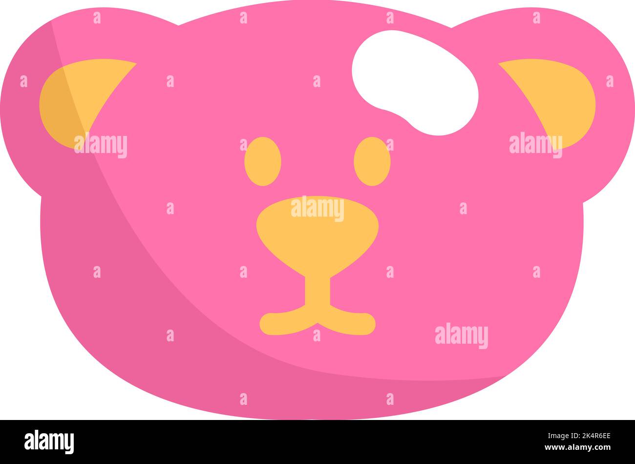 Jouet ours jardin d'enfants, illustration, vecteur sur fond blanc. Illustration de Vecteur