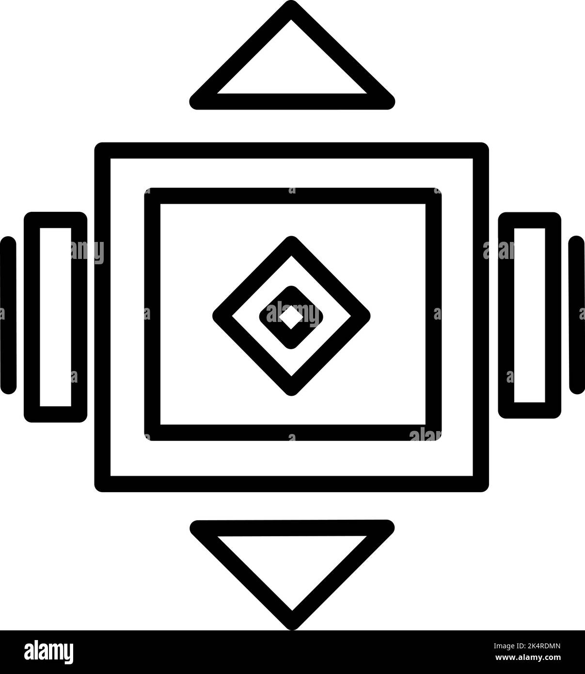 Table et chaises à l'ancienne, illustration, vecteur sur fond blanc. Illustration de Vecteur