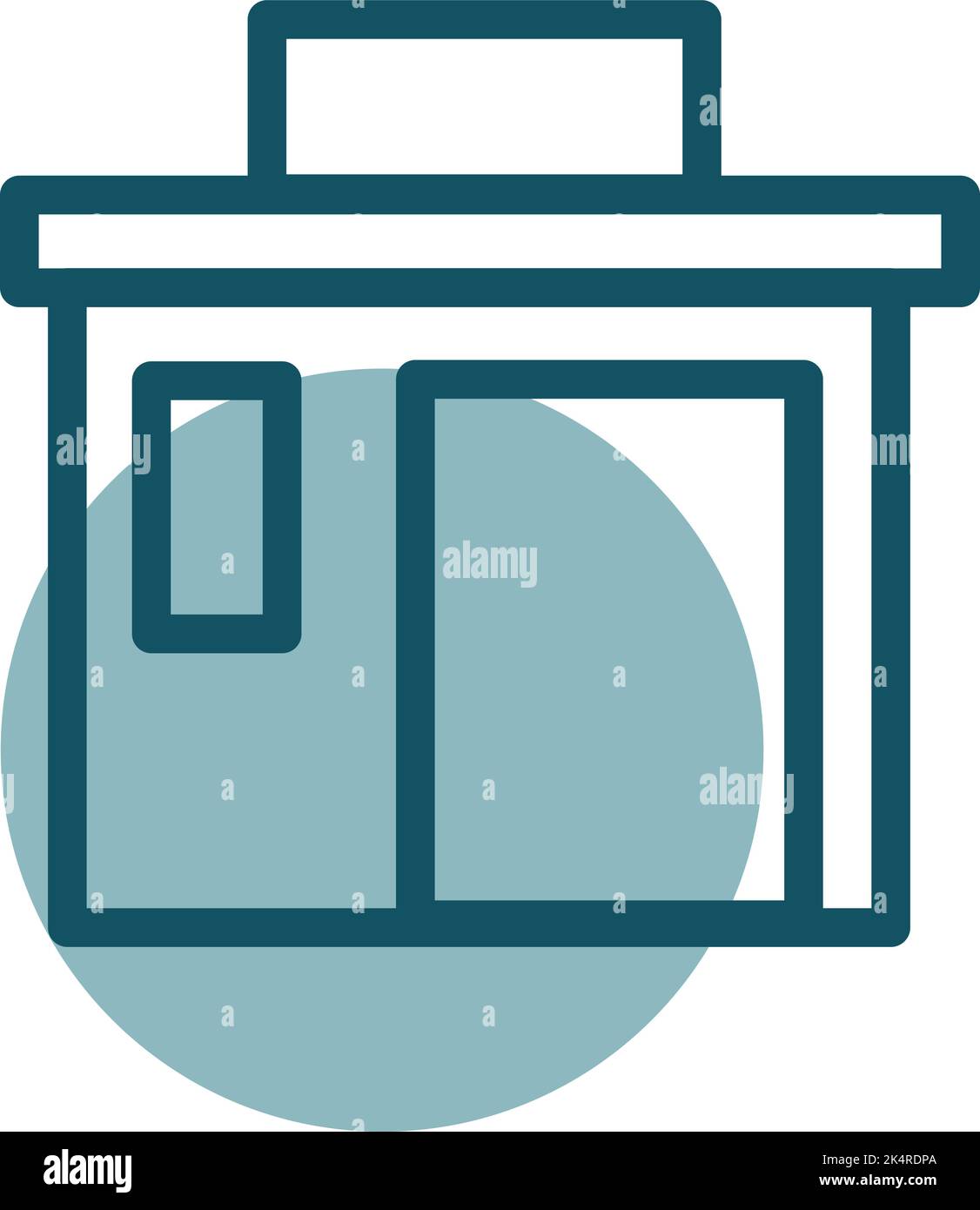 Magasin de vêtements, illustration, vecteur sur fond blanc. Illustration de Vecteur