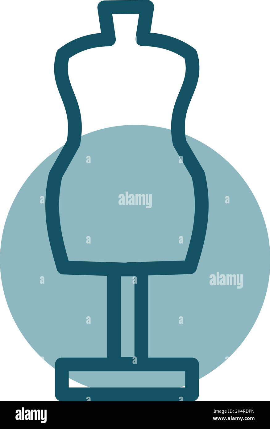 Boutique de vêtements design, illustration, vecteur sur fond blanc. Illustration de Vecteur