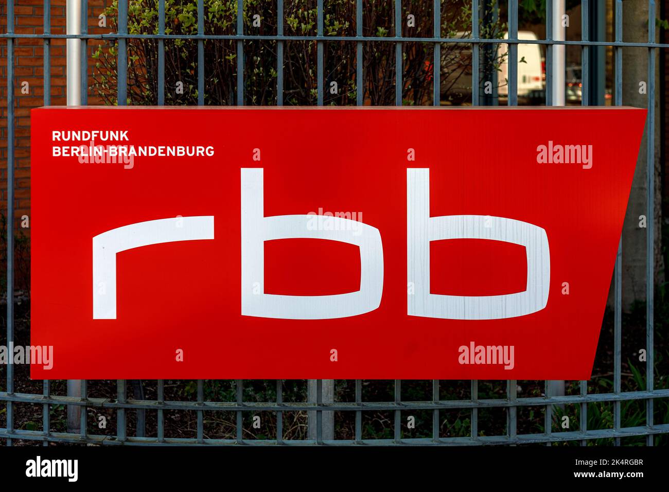 Rundfunk Berlin-Brandenburg à Babelsberg, la société de radiodiffusion publique Banque D'Images