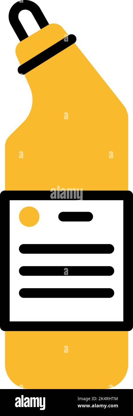 Gel de nettoyage, illustration, vecteur sur fond blanc. Illustration de Vecteur