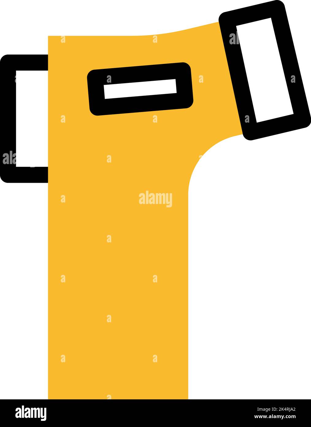 Thermomètre à virus Corona, illustration, vecteur sur fond blanc. Illustration de Vecteur