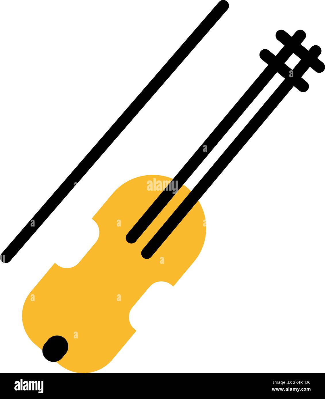 École de musique, illustration, vecteur sur fond blanc. Illustration de Vecteur