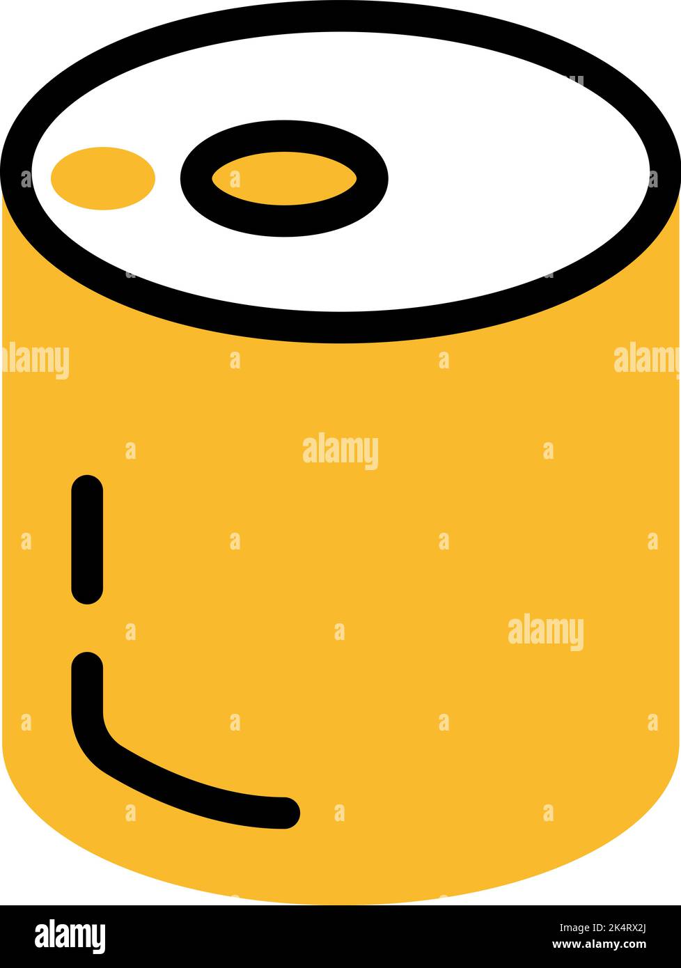 Cuisine outil peut, illustration, vecteur sur fond blanc. Illustration de Vecteur