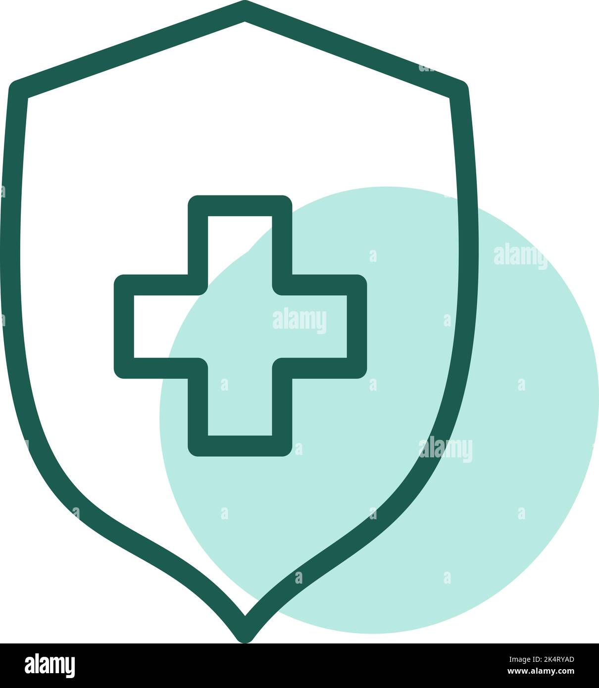 Aide médicale, illustration, vecteur sur fond blanc. Illustration de Vecteur