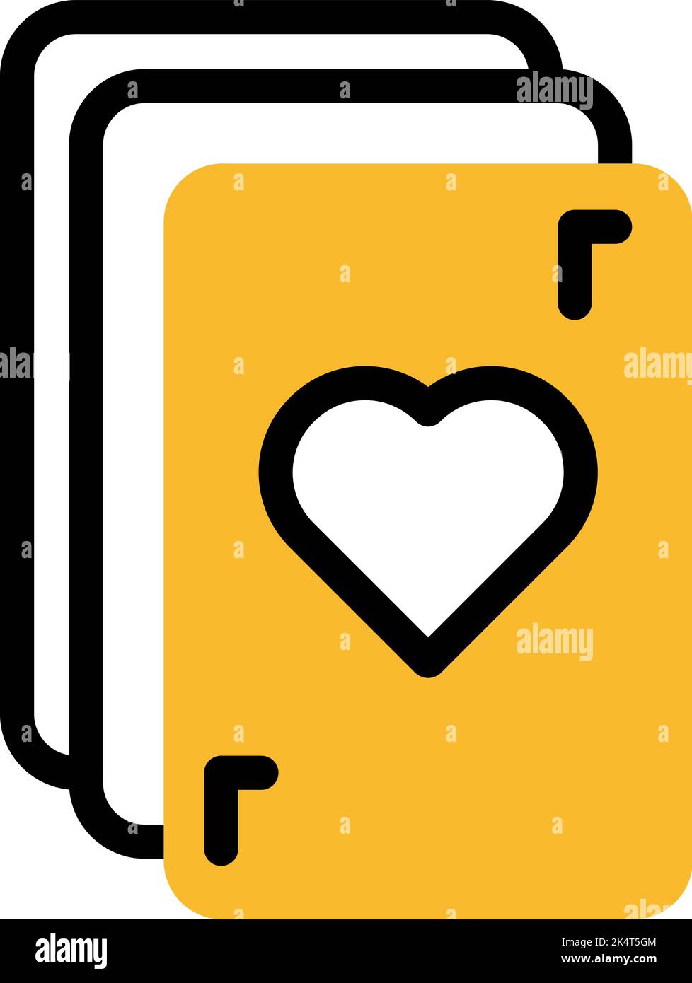 Jeu de cartes de casino, illustration, vecteur sur fond blanc. Illustration de Vecteur