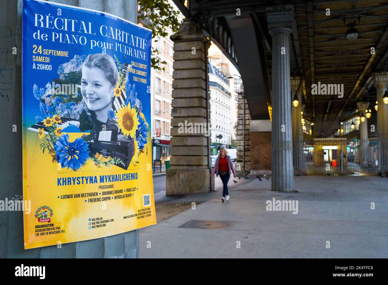 Départ et arrivée des marchandises en provenance et à destination de l'Ukraine, au boulevard Vincent Auriol, gare de Chevaleret, à Paris, France, sur 2 octobre, 2022. Photo de Patricia Huchot-Boissier/ABACAPRESS.COM Banque D'Images