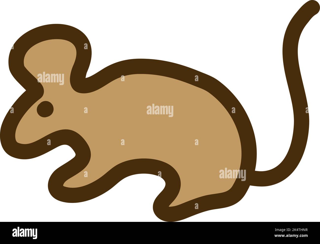 Souris PET, illustration, vecteur sur fond blanc. Illustration de Vecteur