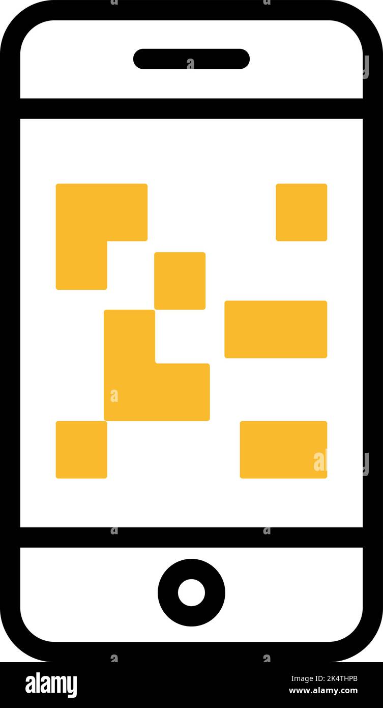 Code QR supermarché, illustration, vecteur sur fond blanc. Illustration de Vecteur