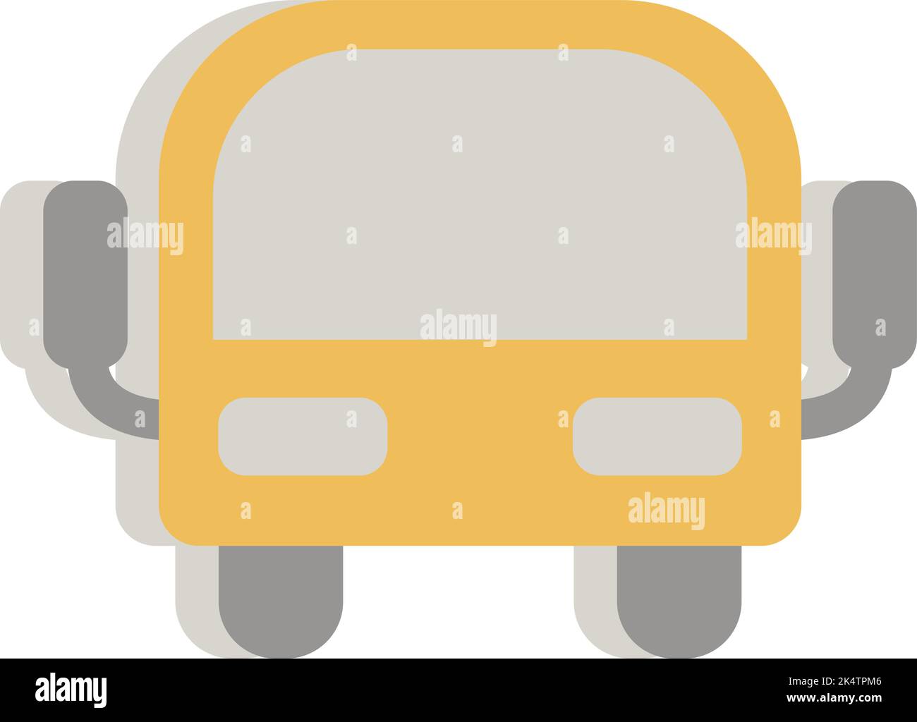 City bus, illustration, vecteur sur fond blanc. Illustration de Vecteur